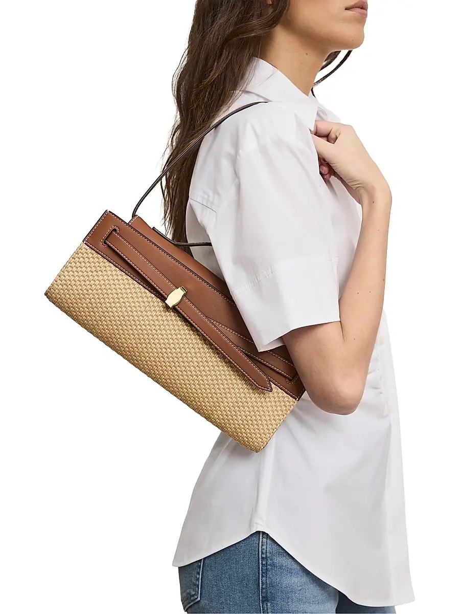 Veronica Beard Women's Dash Raffia Clutch | Thumbnail 2 Veronica Beard Women's Dash Raffia Clutch | Thumbnail 2
