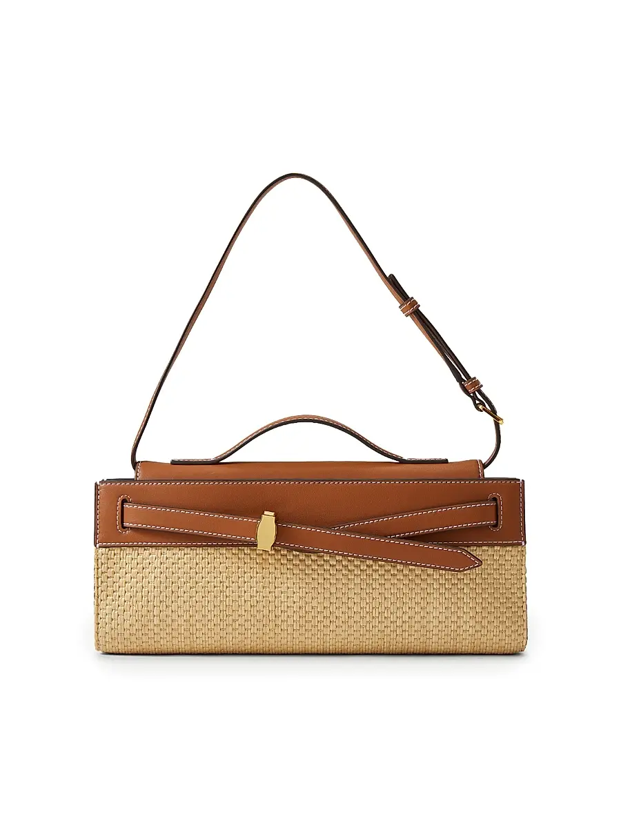 Veronica Beard Women's Dash Raffia Clutch | Thumbnail 4 Veronica Beard Women's Dash Raffia Clutch | Thumbnail 4