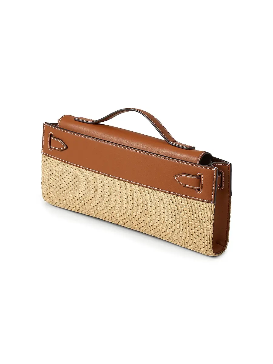 Veronica Beard Women's Dash Raffia Clutch | Thumbnail 5 Veronica Beard Women's Dash Raffia Clutch | Thumbnail 5