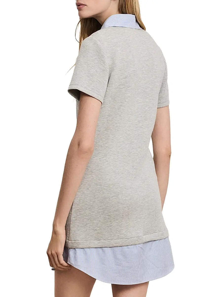 Veronica Beard Women's Kenwood Mixed-Media Dress | Thumbnail 5 Veronica Beard Women's Kenwood Mixed-Media Dress | Thumbnail 5