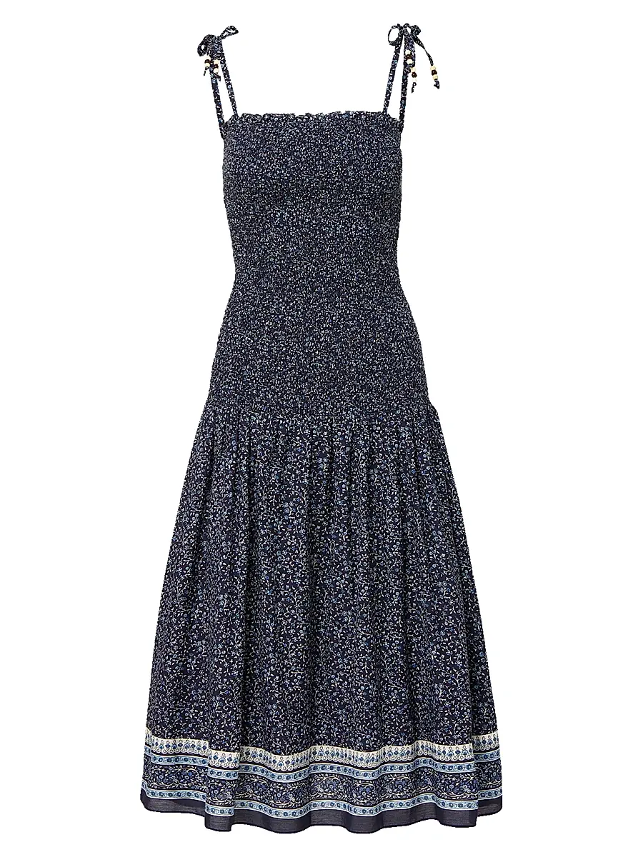 Women's Marietta Floral Cotton-Blend Midi-Dress Women's Marietta Floral Cotton-Blend Midi-Dress