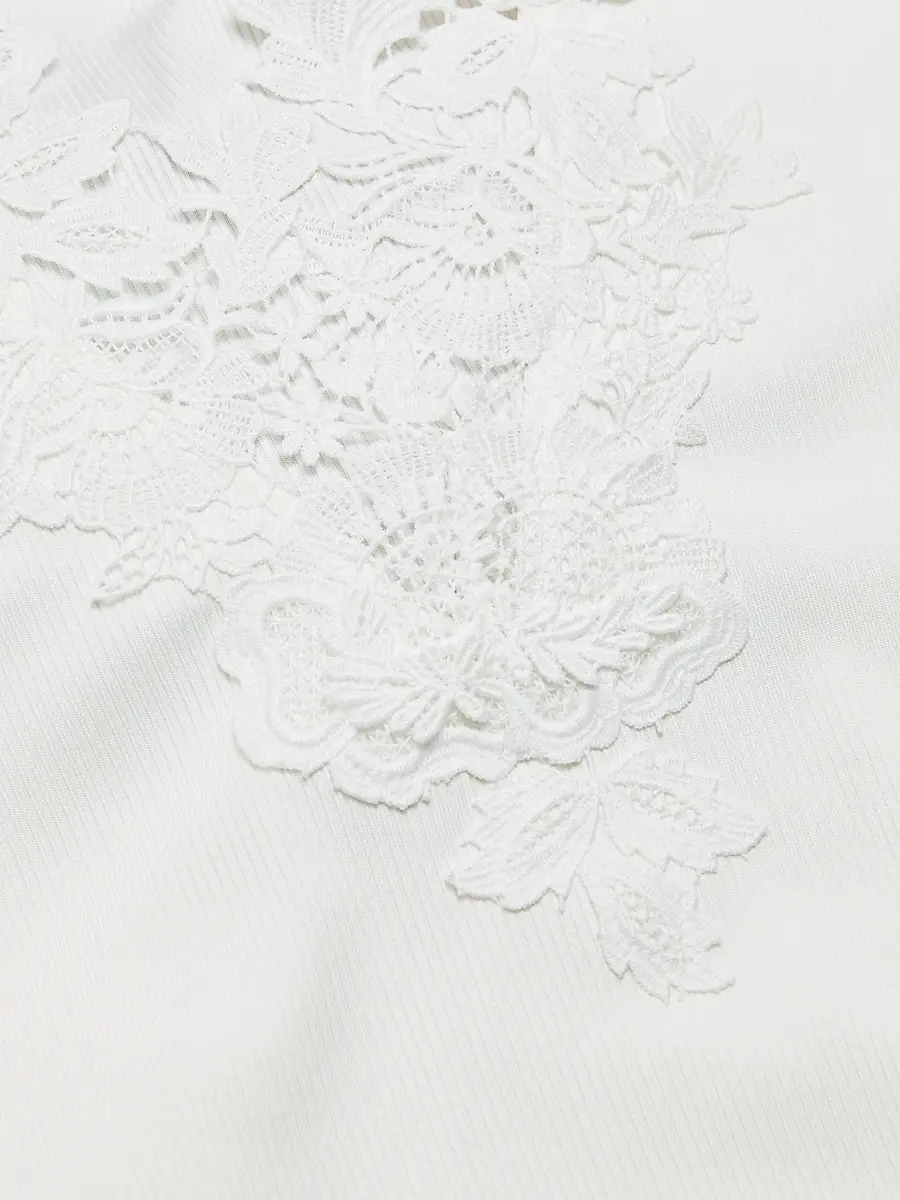 Generation Love Women's Piper Lace-Trim Top | Thumbnail 7