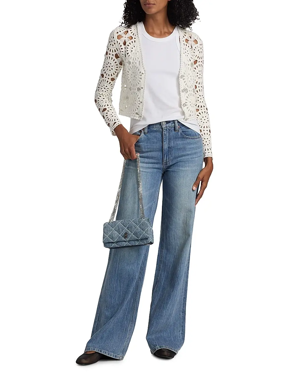 Generation Love Women's Melody Crochet Cardigan | Thumbnail 2