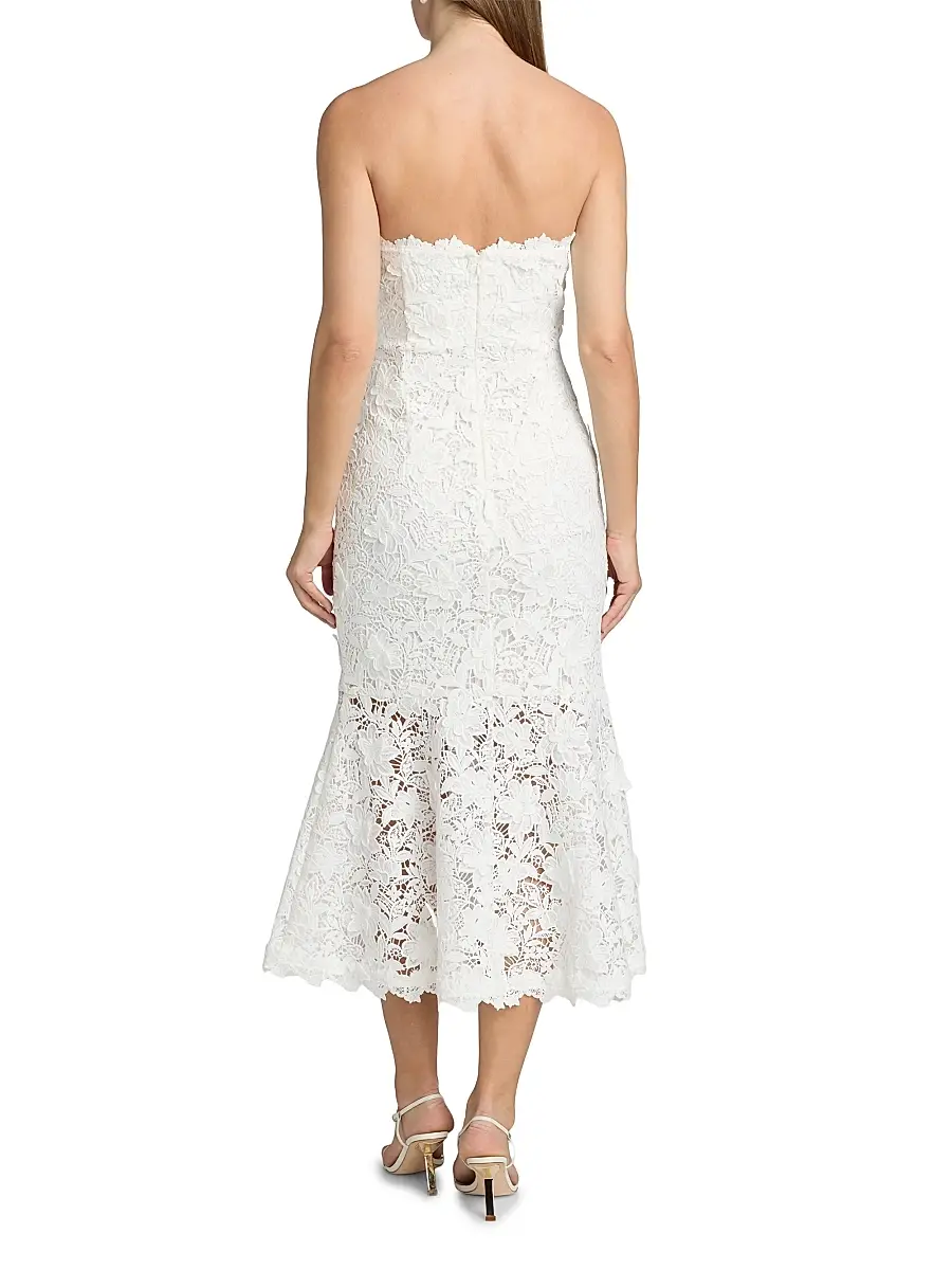Generation Love Women's Makaia 3D Butterfly Lace Midi-Dress | Thumbnail 5