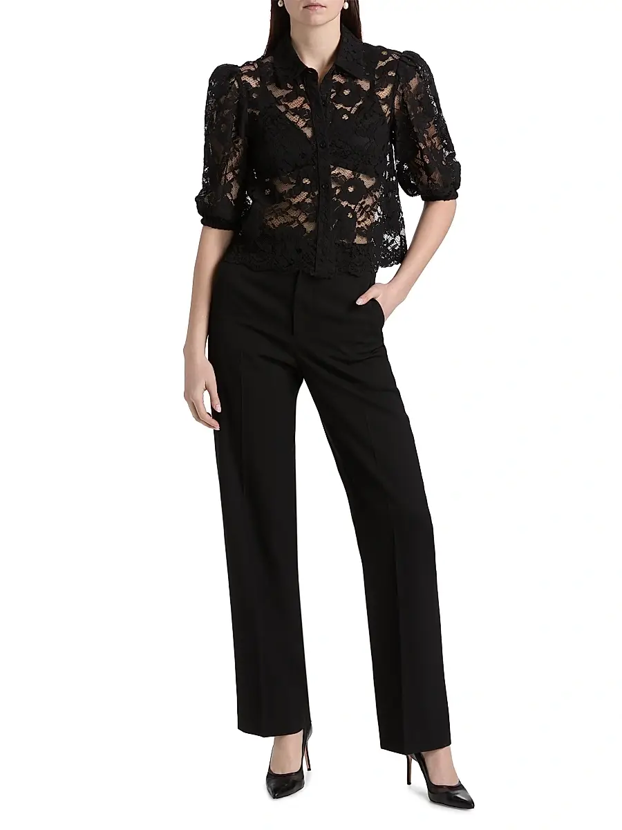 Generation Love Women's Tammy Floral Lace Shirt | Thumbnail 2 Generation Love Women's Tammy Floral Lace Shirt | Thumbnail 2