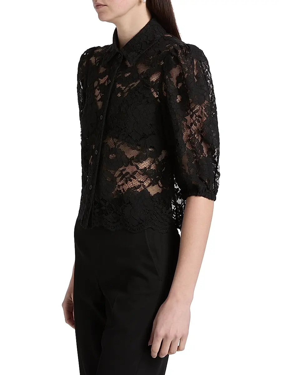 Generation Love Women's Tammy Floral Lace Shirt | Thumbnail 4 Generation Love Women's Tammy Floral Lace Shirt | Thumbnail 4