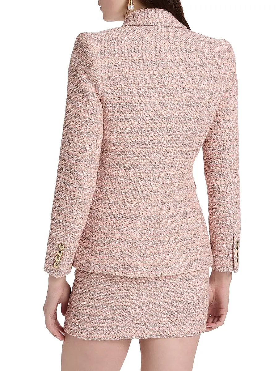 Generation Love Women's Arielle Tweed Double-Breasted Blazer | Thumbnail 5