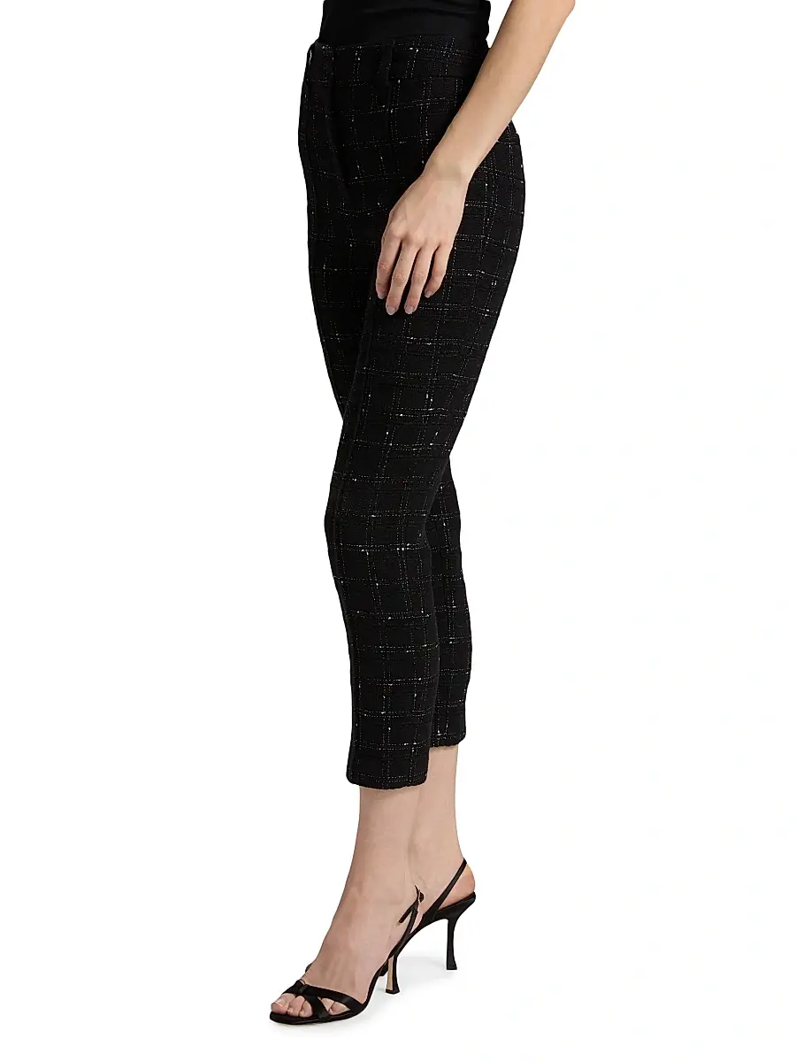 Generation Love Women's Tula Windowpane Tweed Crop Pants | Thumbnail 4 Generation Love Women's Tula Windowpane Tweed Crop Pants | Thumbnail 4