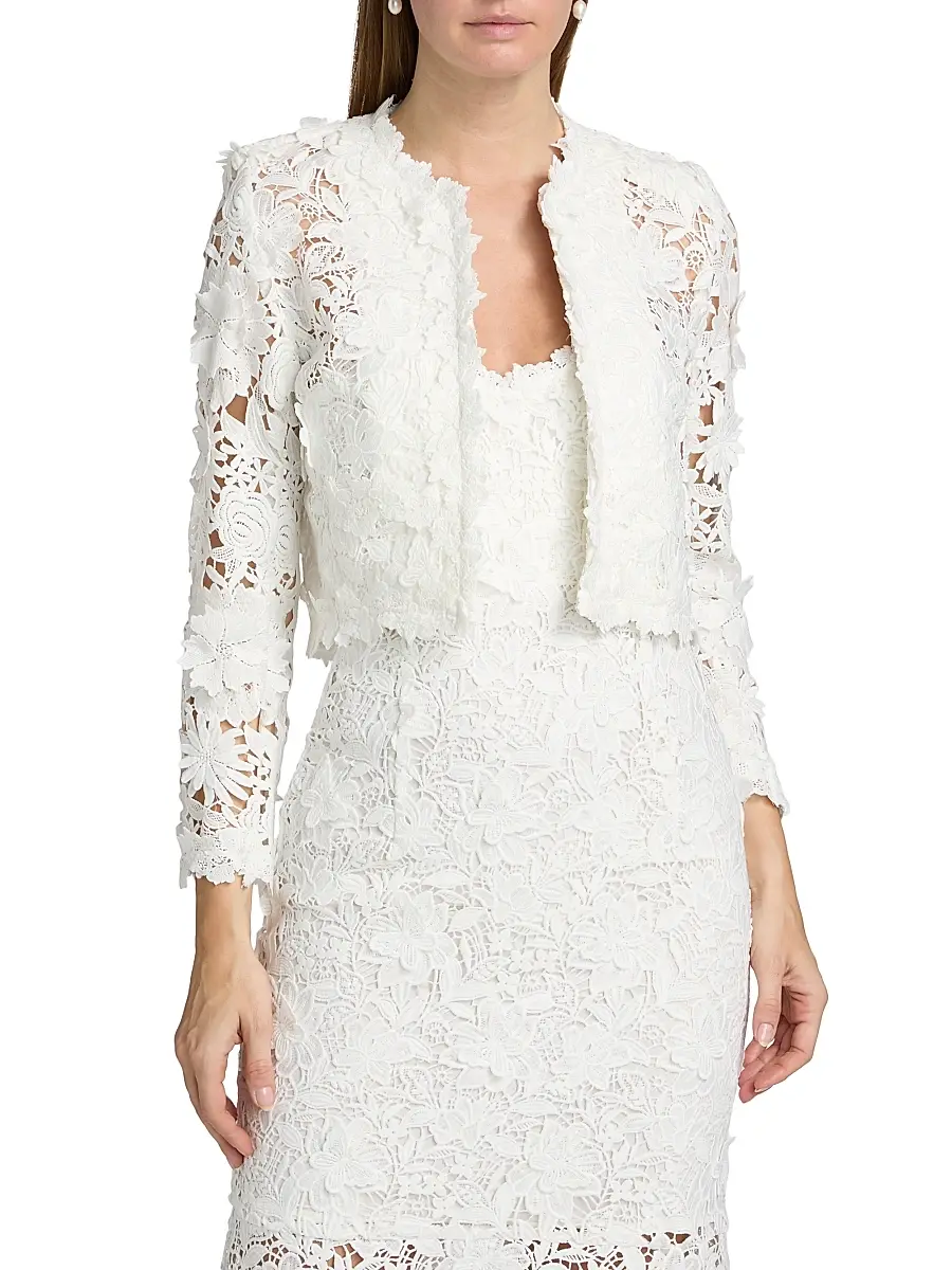 Generation Love Women's Myra 3D Butterfly Lace Jacket | Thumbnail 3 Generation Love Women's Myra 3D Butterfly Lace Jacket | Thumbnail 3