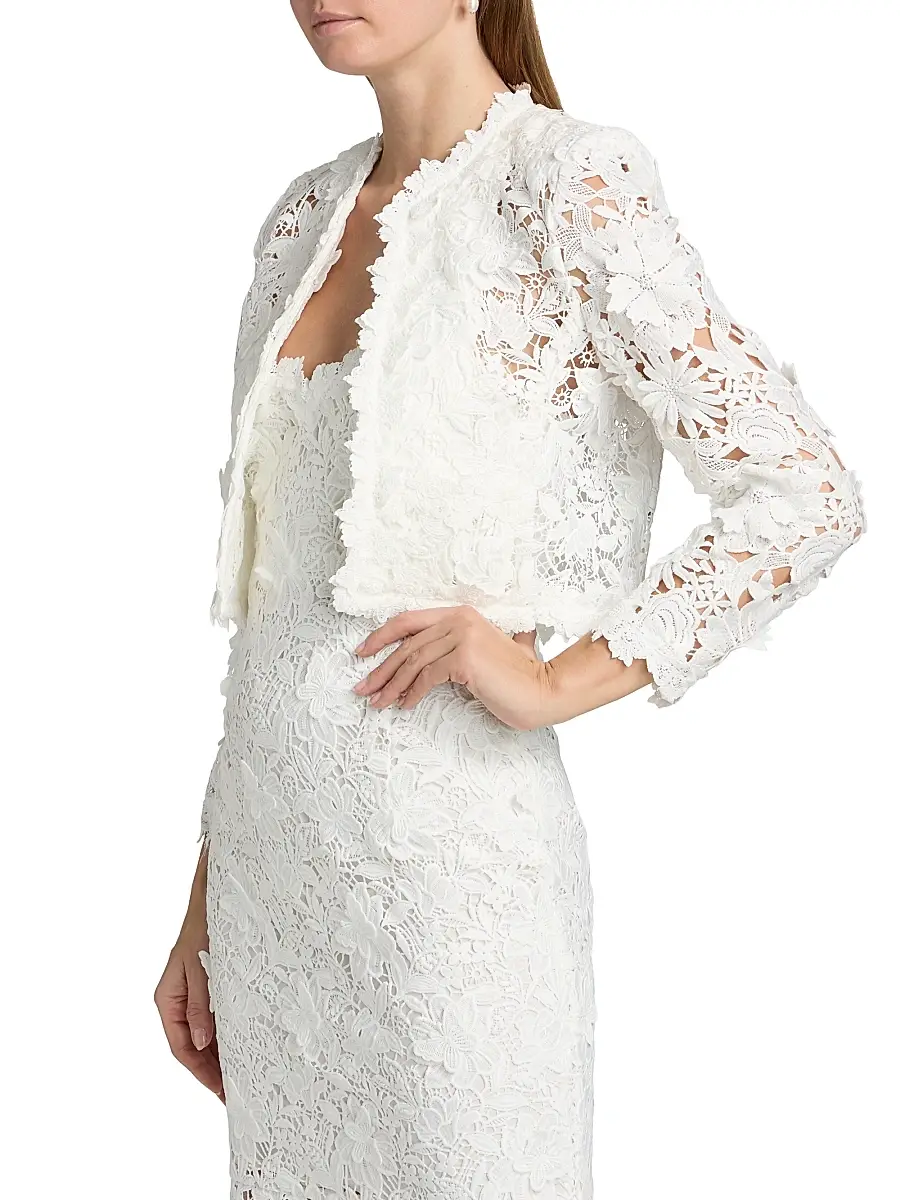 Generation Love Women's Myra 3D Butterfly Lace Jacket | Thumbnail 4 Generation Love Women's Myra 3D Butterfly Lace Jacket | Thumbnail 4