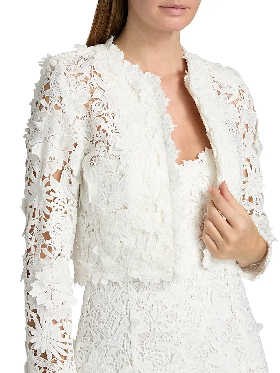 Generation Love Women's Myra 3D Butterfly Lace Jacket | Thumbnail 6 Generation Love Women's Myra 3D Butterfly Lace Jacket | Thumbnail 6