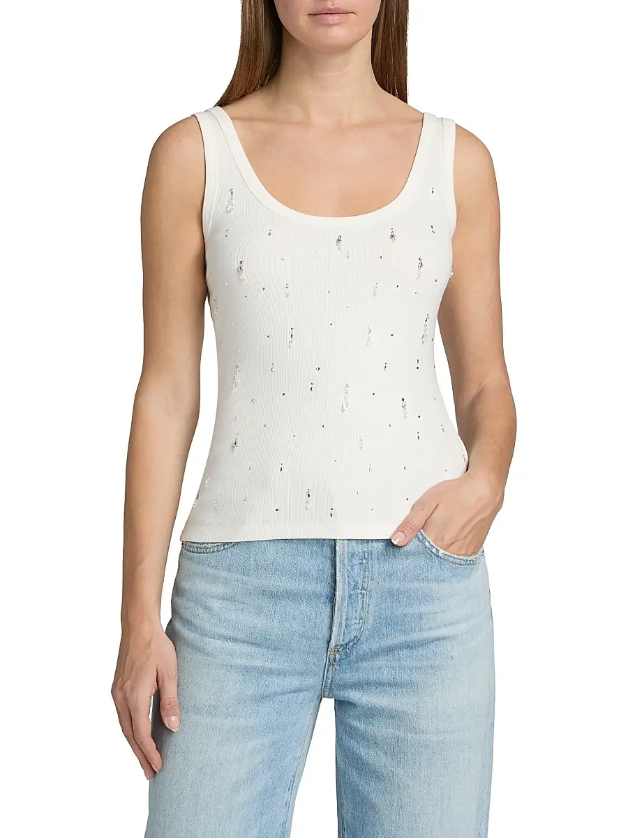 Generation Love Women's Evita Embellished Jersey Tank | Thumbnail 3