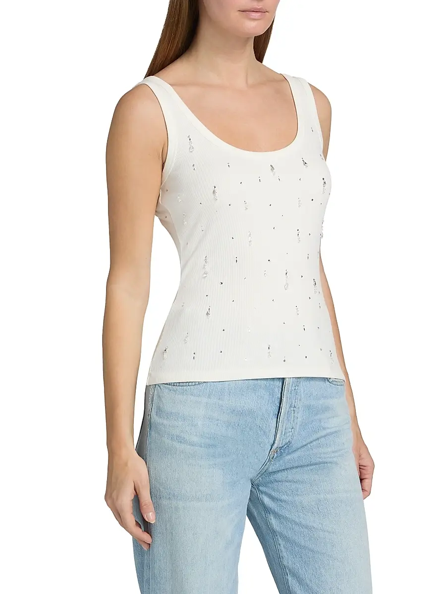 Generation Love Women's Evita Embellished Jersey Tank | Thumbnail 4
