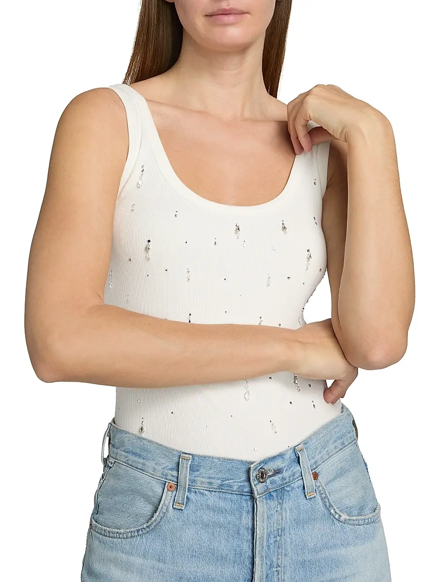 Generation Love Women's Evita Embellished Jersey Tank | Thumbnail 6