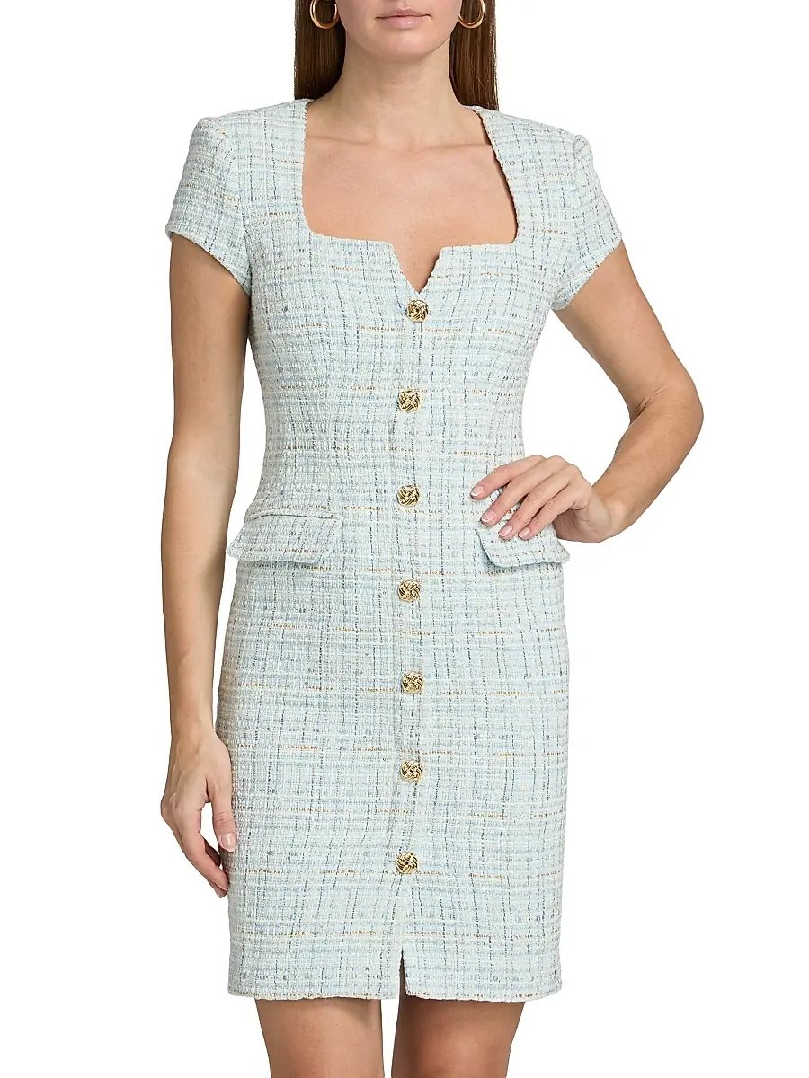Generation Love Women's Sierra Tweed Minidress | Thumbnail 3