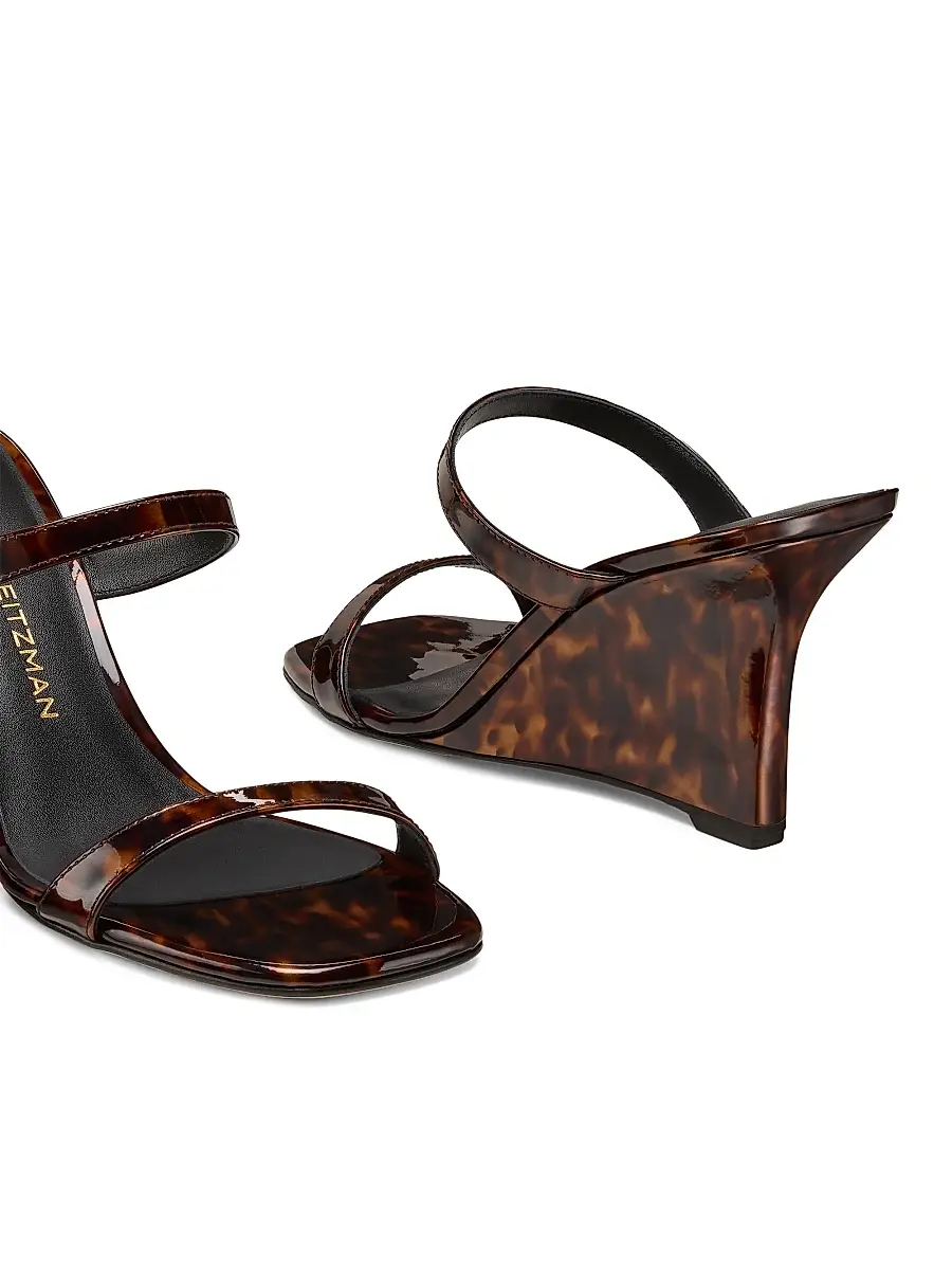 Stuart Weitzman Women's Vinnie 85MM Wedge Slide Sandals | Thumbnail 4 Stuart Weitzman Women's Vinnie 85MM Wedge Slide Sandals | Thumbnail 4