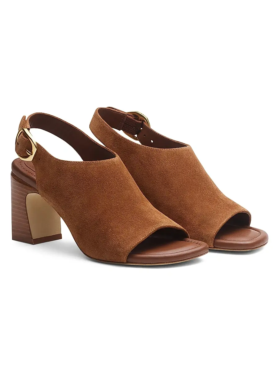 rag & bone Women's Gigi 75MM Suede Slingback Sandals | Thumbnail 2 rag & bone Women's Gigi 75MM Suede Slingback Sandals | Thumbnail 2
