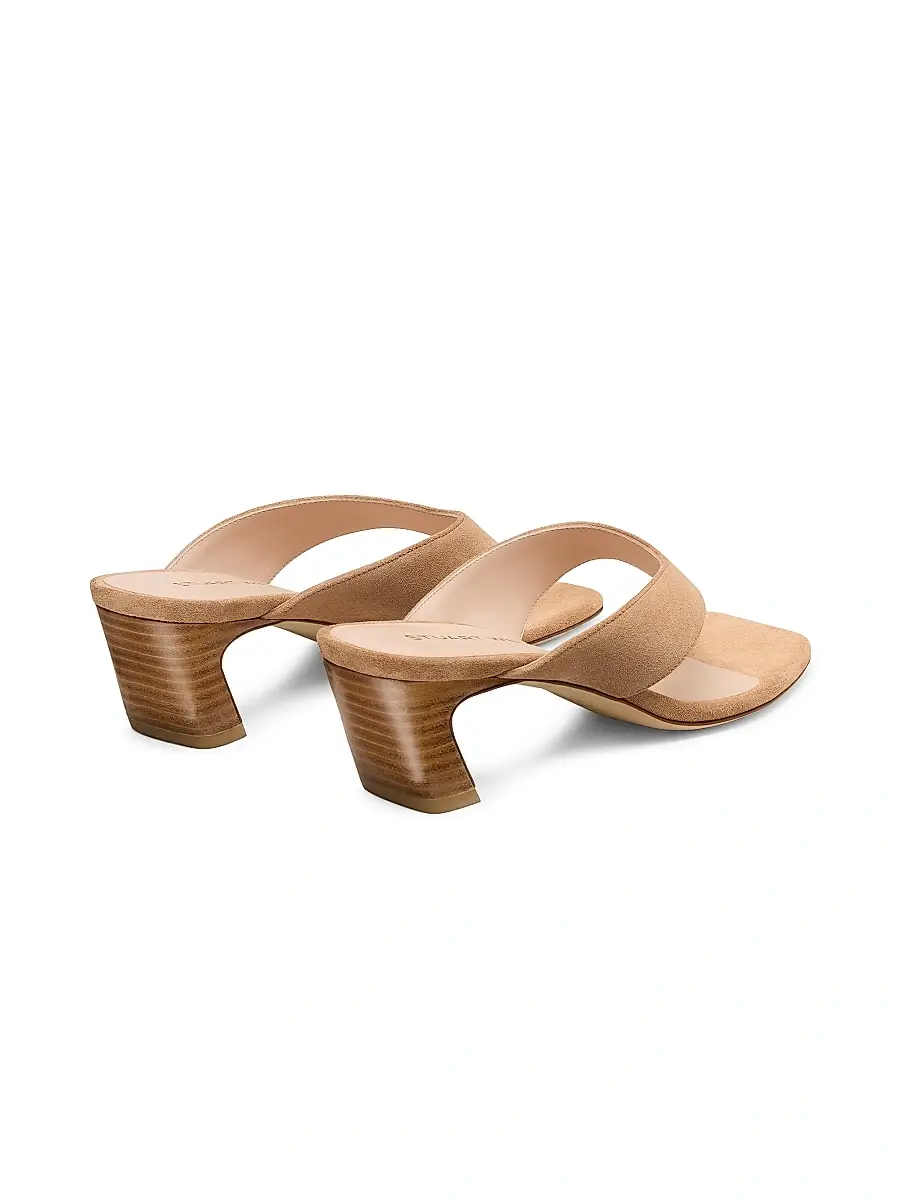 Stuart Weitzman Women's Stassi 50MM Thong Sandals | Thumbnail 3