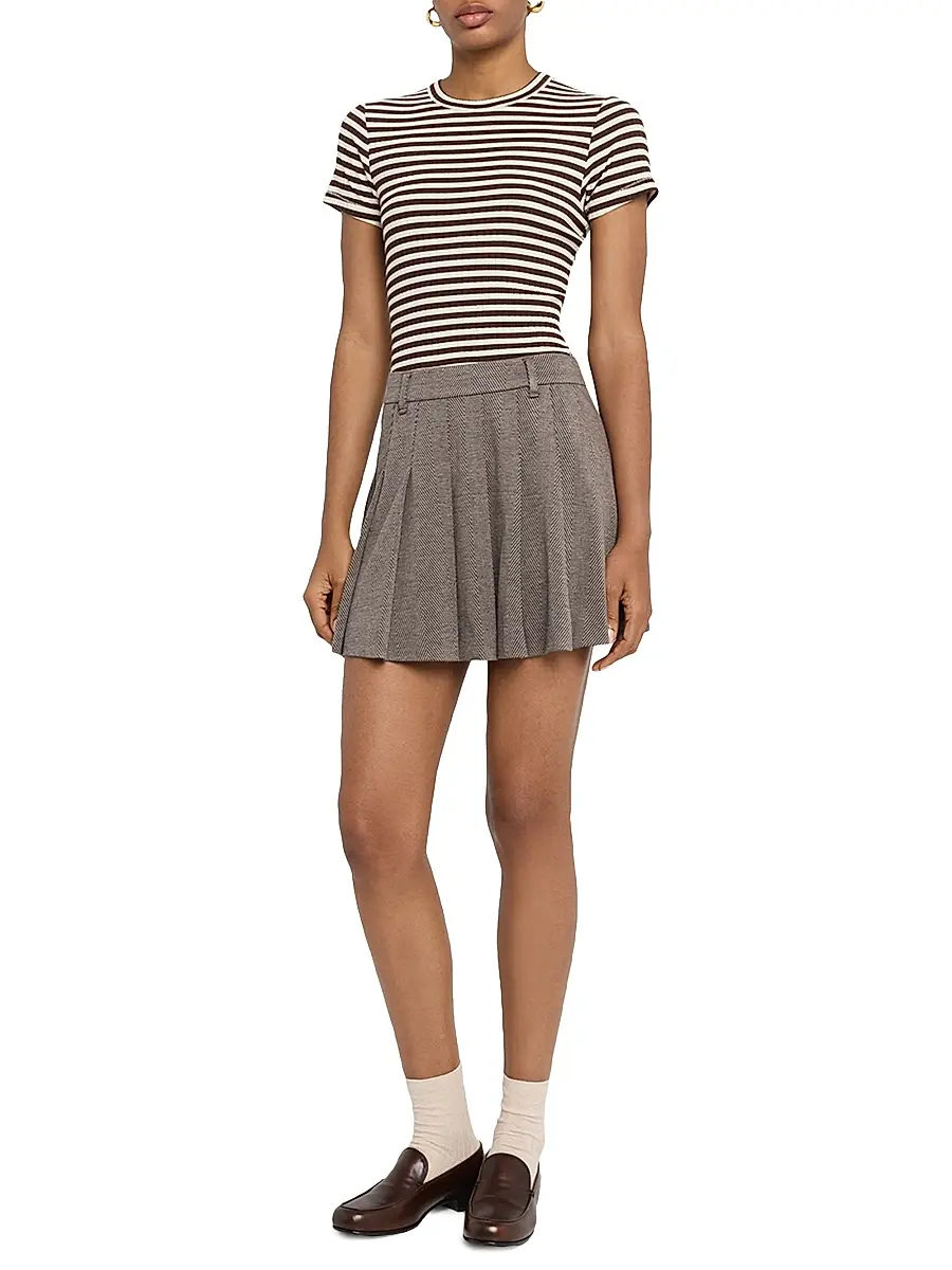 rag & bone Women's Luca Striped Baby T-Shirt | Thumbnail 2 rag & bone Women's Luca Striped Baby T-Shirt | Thumbnail 2