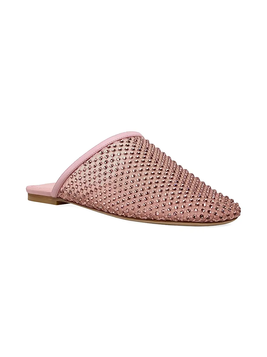 Stuart Weitzman Women's Bareitall Shine Crystal-Embellished Mules | Thumbnail 2 Stuart Weitzman Women's Bareitall Shine Crystal-Embellished Mules | Thumbnail 2