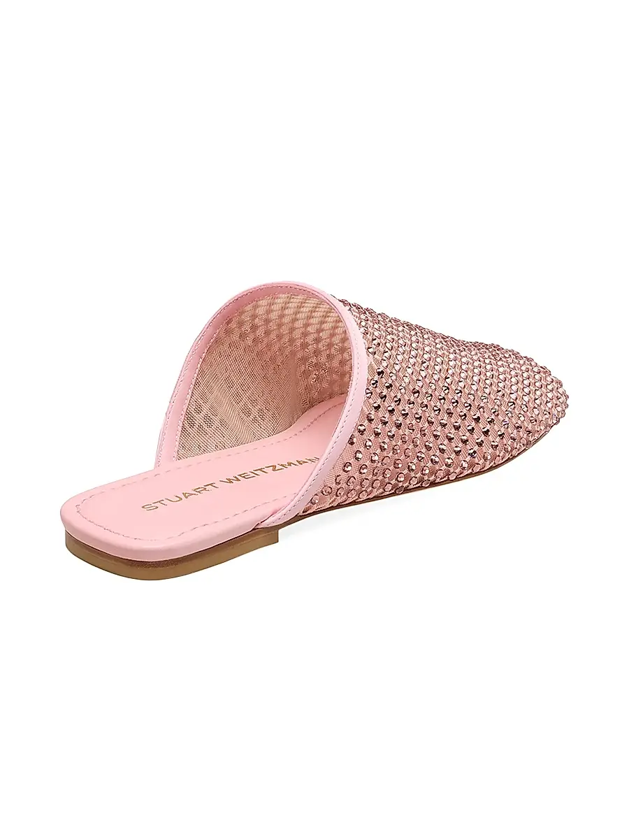 Stuart Weitzman Women's Bareitall Shine Crystal-Embellished Mules | Thumbnail 3 Stuart Weitzman Women's Bareitall Shine Crystal-Embellished Mules | Thumbnail 3