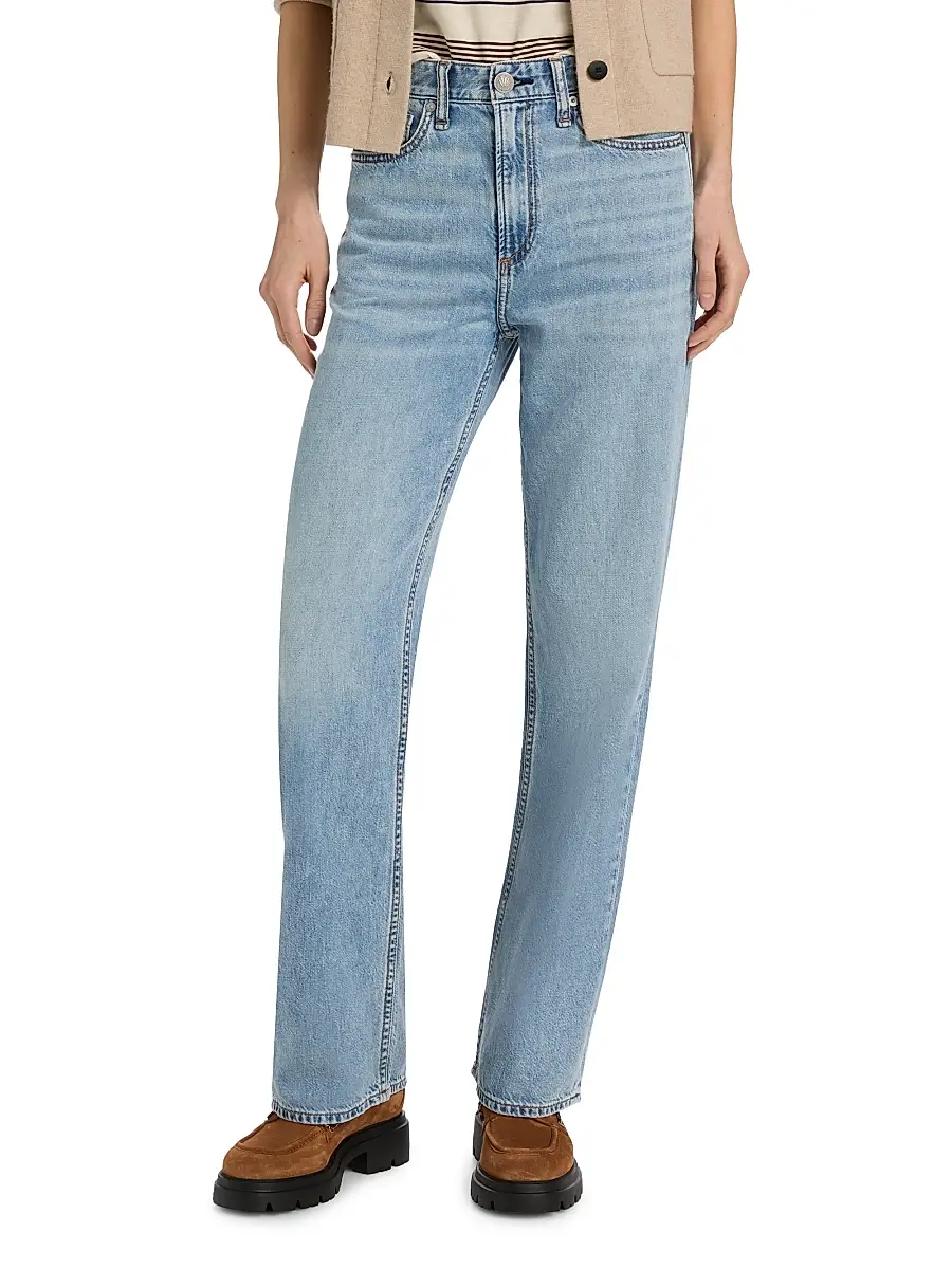 rag & bone Women's Logan Featherweight Wide-Leg Jeans | Thumbnail 3 rag & bone Women's Logan Featherweight Wide-Leg Jeans | Thumbnail 3