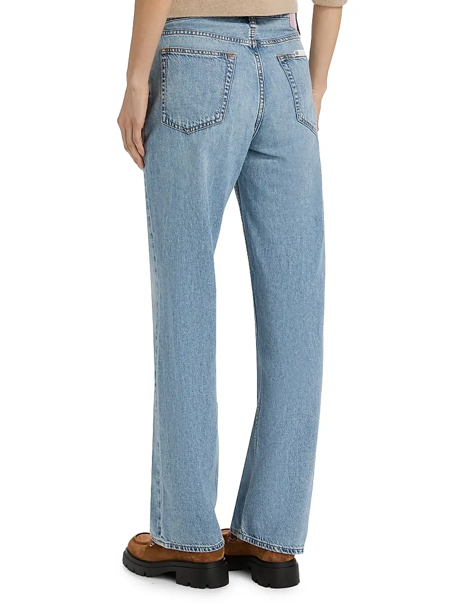 rag & bone Women's Logan Featherweight Wide-Leg Jeans | Thumbnail 5 rag & bone Women's Logan Featherweight Wide-Leg Jeans | Thumbnail 5