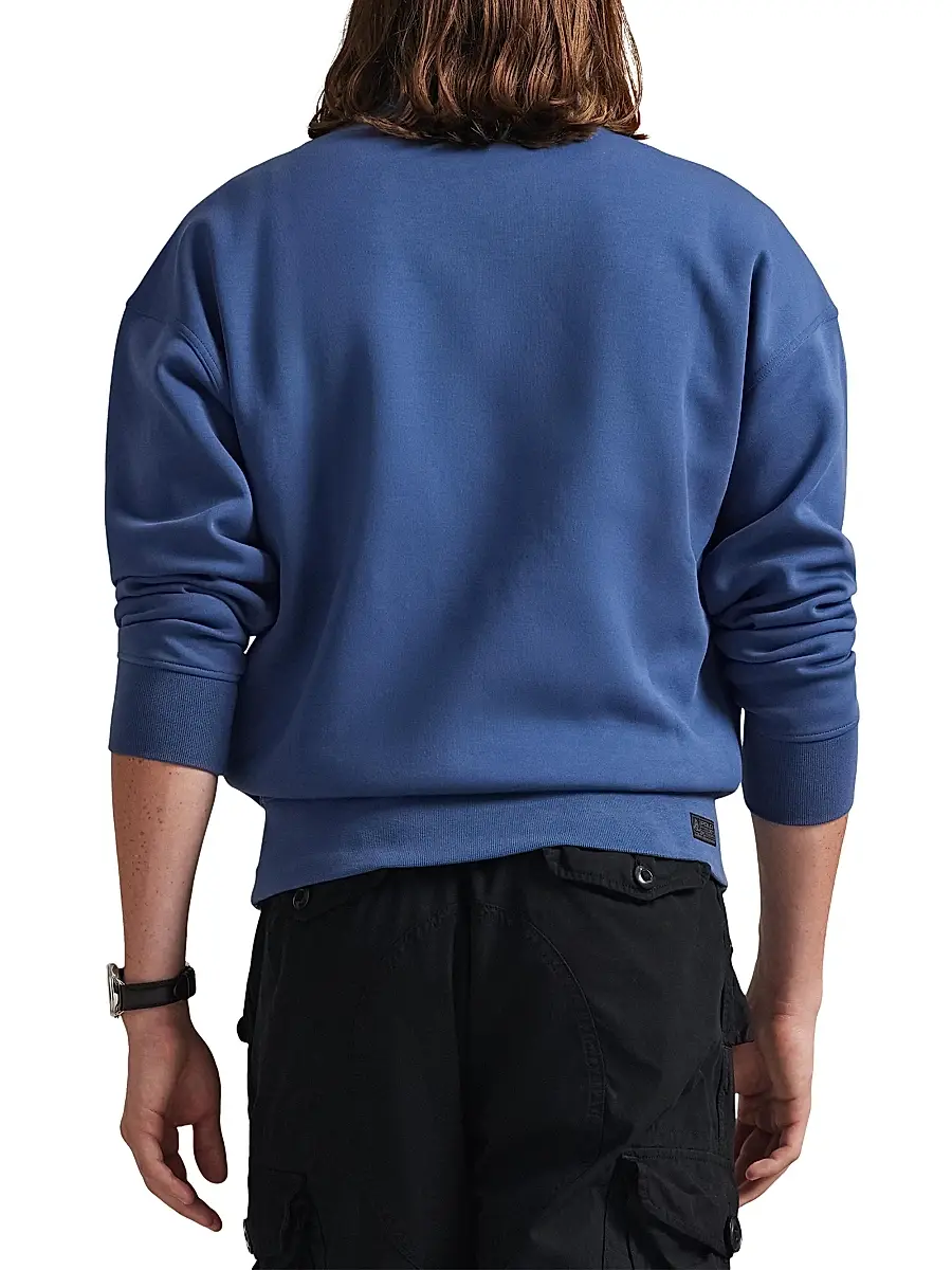 Polo Ralph Lauren Men's Double-Knit Tech Crewneck Sweatshirt | Thumbnail 4 Polo Ralph Lauren Men's Double-Knit Tech Crewneck Sweatshirt | Thumbnail 4