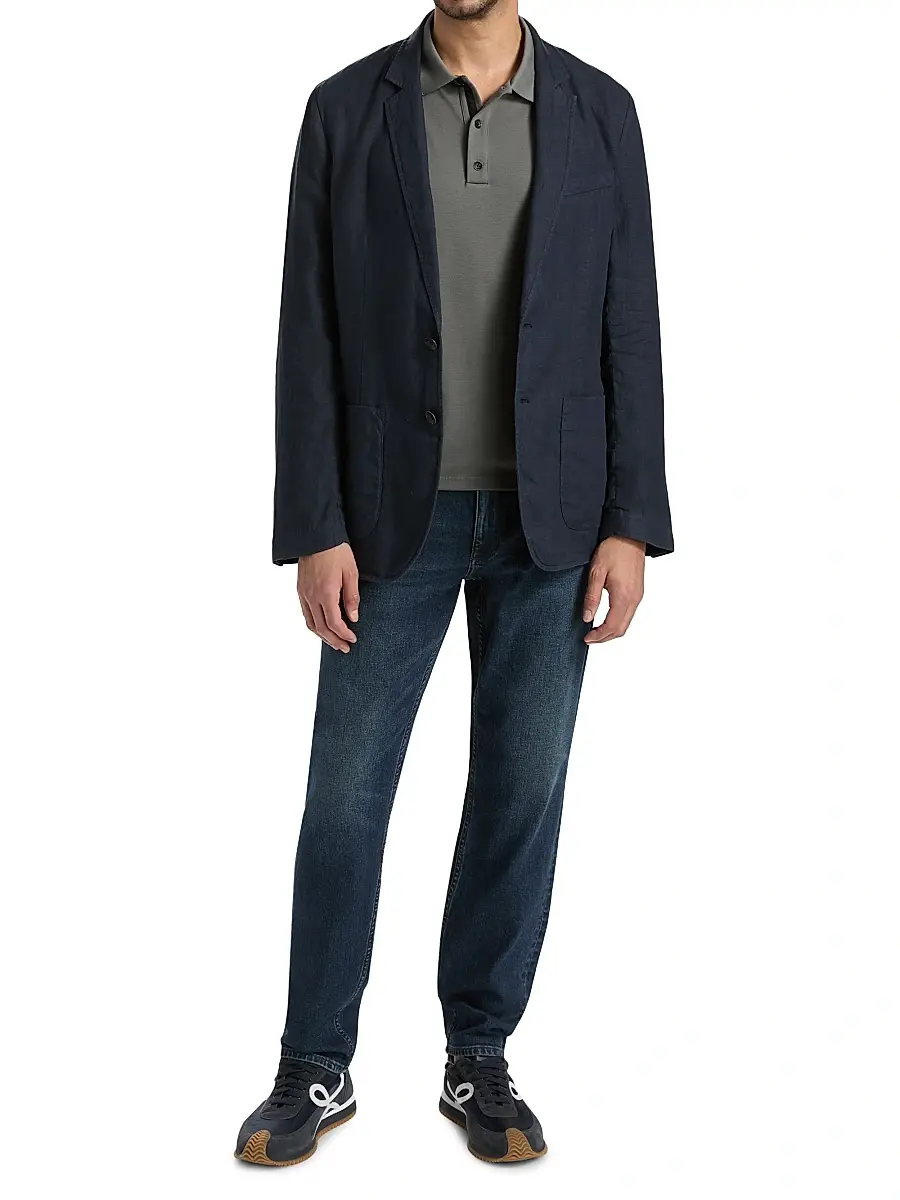 rag & bone Men's Butler Patch Pocket Linen Blazer | Thumbnail 2 rag & bone Men's Butler Patch Pocket Linen Blazer | Thumbnail 2