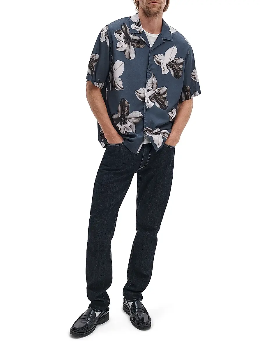 rag & bone Men's Avery Floral Camp Shirt | Thumbnail 2