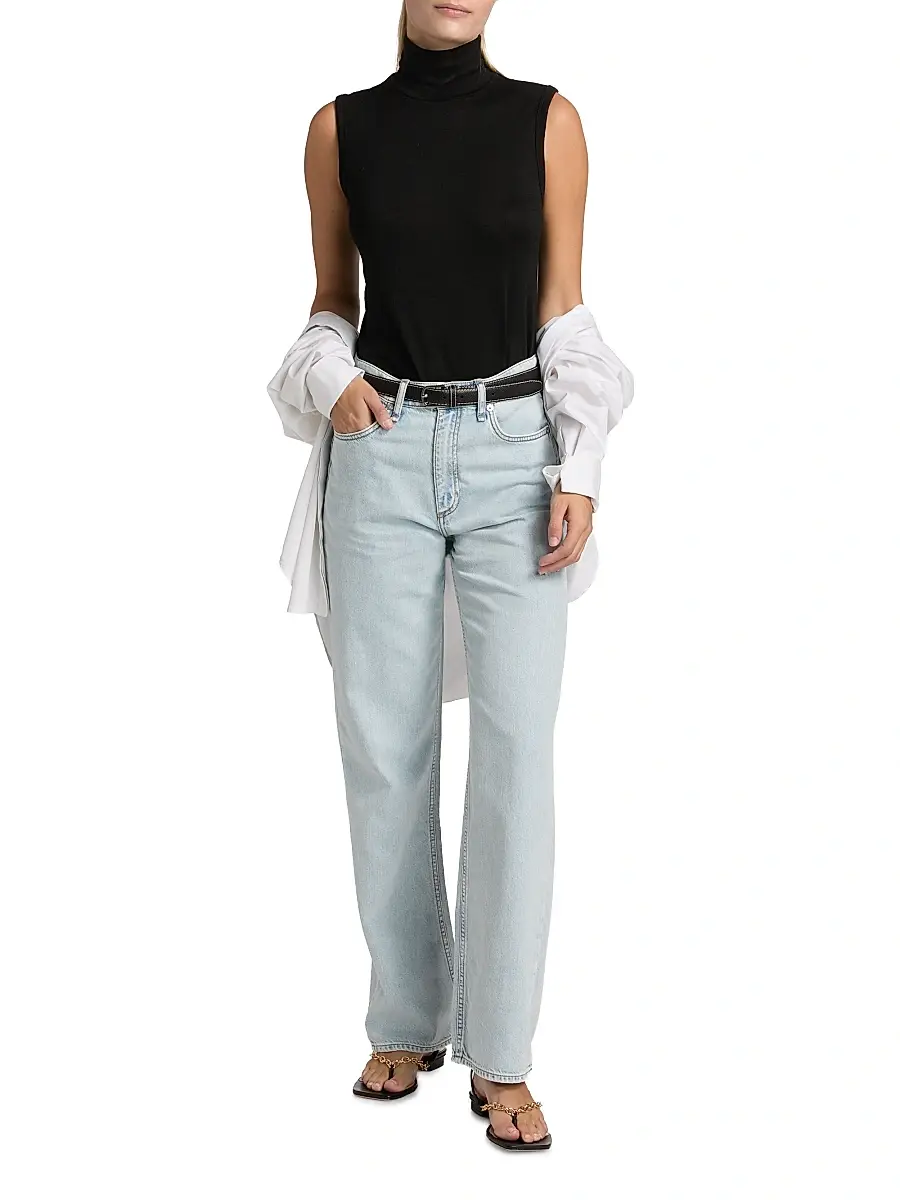 rag & bone Women's Featherweight Shea Full Straight-Leg Jeans | Thumbnail 2 rag & bone Women's Featherweight Shea Full Straight-Leg Jeans | Thumbnail 2