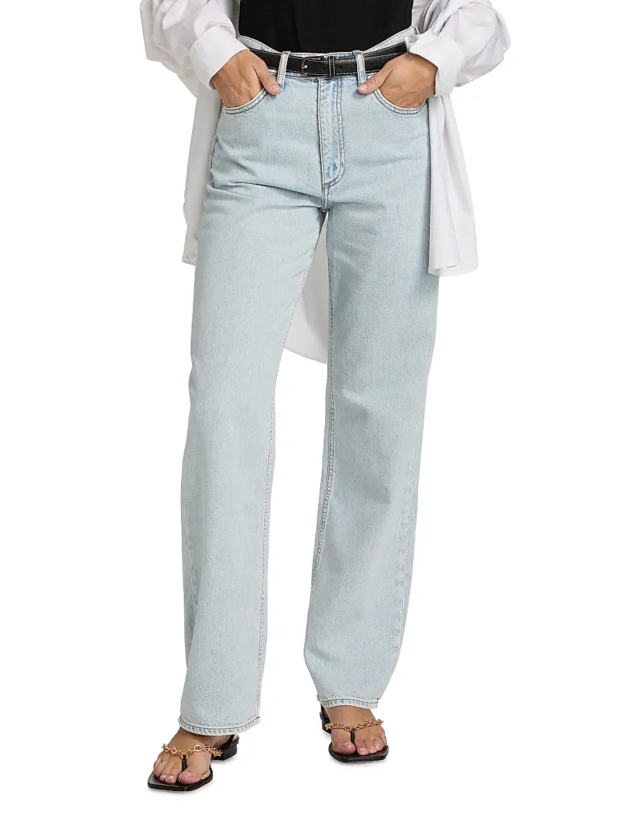 rag & bone Women's Featherweight Shea Full Straight-Leg Jeans | Thumbnail 3 rag & bone Women's Featherweight Shea Full Straight-Leg Jeans | Thumbnail 3