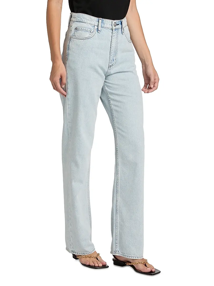 rag & bone Women's Featherweight Shea Full Straight-Leg Jeans | Thumbnail 4 rag & bone Women's Featherweight Shea Full Straight-Leg Jeans | Thumbnail 4