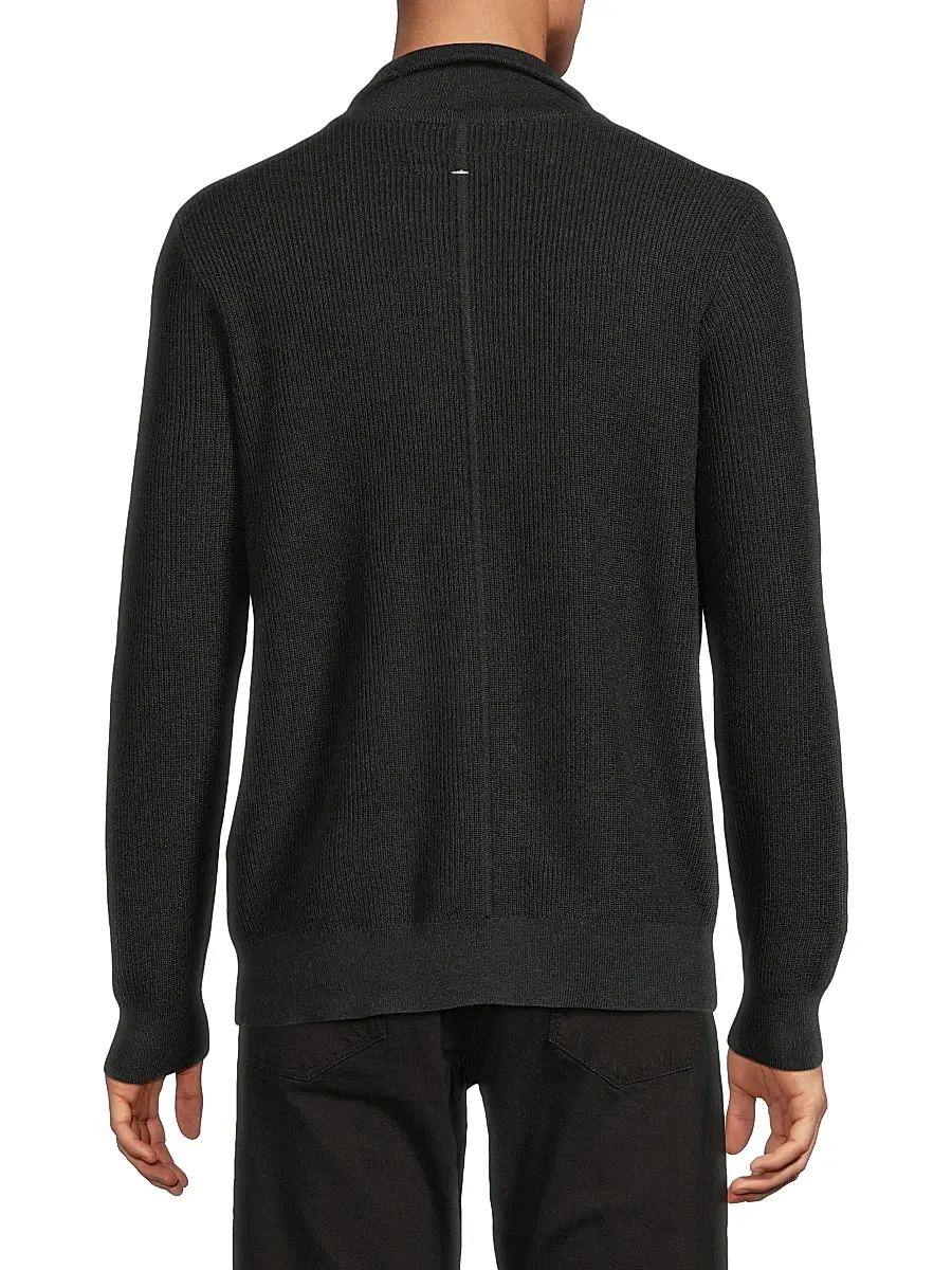 rag & bone Men's Joel Wool-Blend Half-Zip Sweater | Thumbnail 5