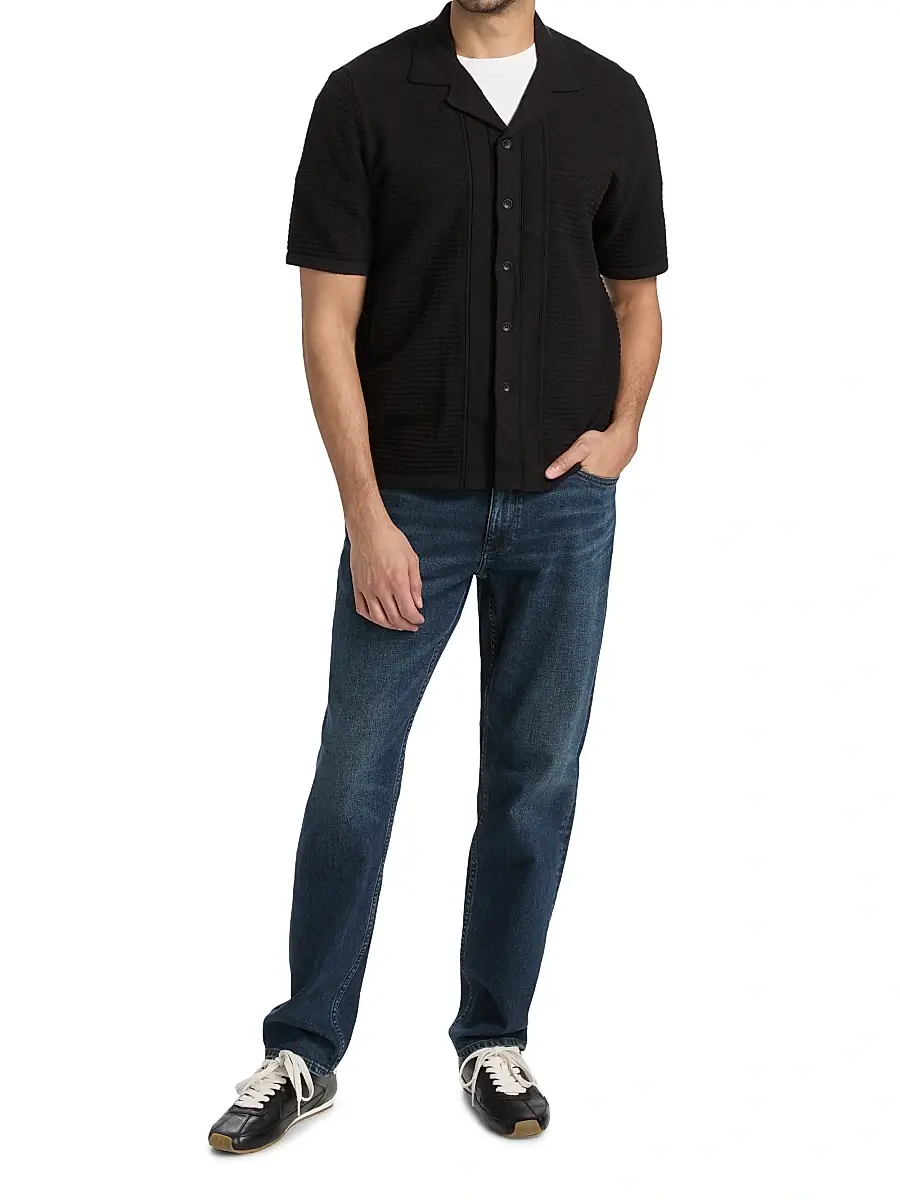 rag & bone Men's Zuma Ottoman Cotton-Blend Camp Shirt | Thumbnail 2 rag & bone Men's Zuma Ottoman Cotton-Blend Camp Shirt | Thumbnail 2