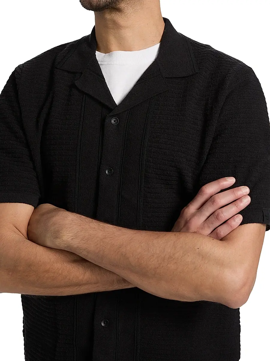 rag & bone Men's Zuma Ottoman Cotton-Blend Camp Shirt | Thumbnail 6 rag & bone Men's Zuma Ottoman Cotton-Blend Camp Shirt | Thumbnail 6