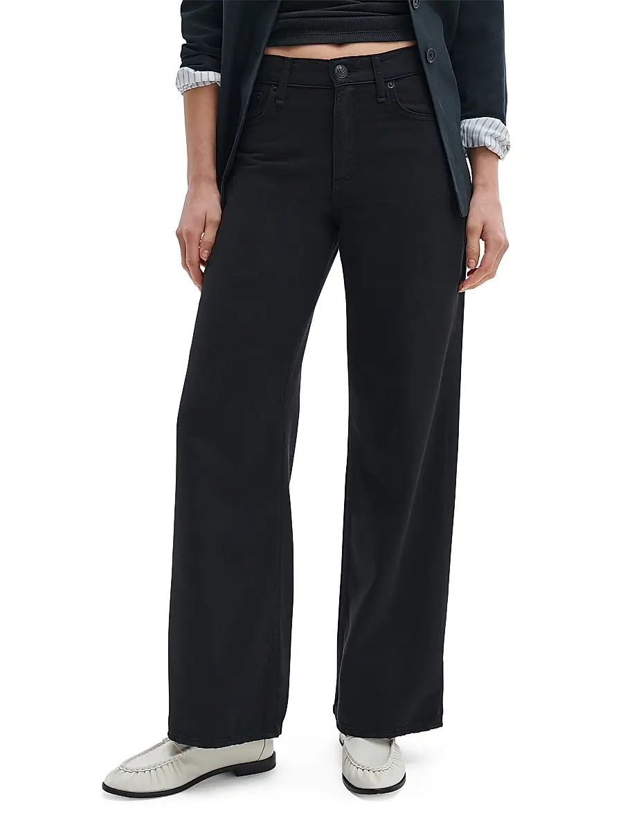 rag & bone Women's Featherweight Andi Full Wide Jeans | Thumbnail 3 rag & bone Women's Featherweight Andi Full Wide Jeans | Thumbnail 3
