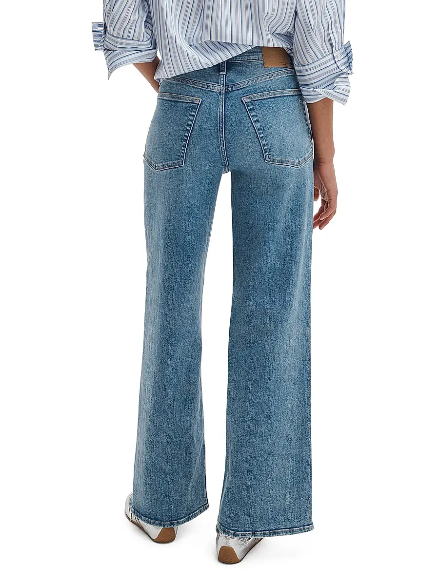 rag & bone Women's Flexi Andi Wide-Leg Jeans | Thumbnail 4