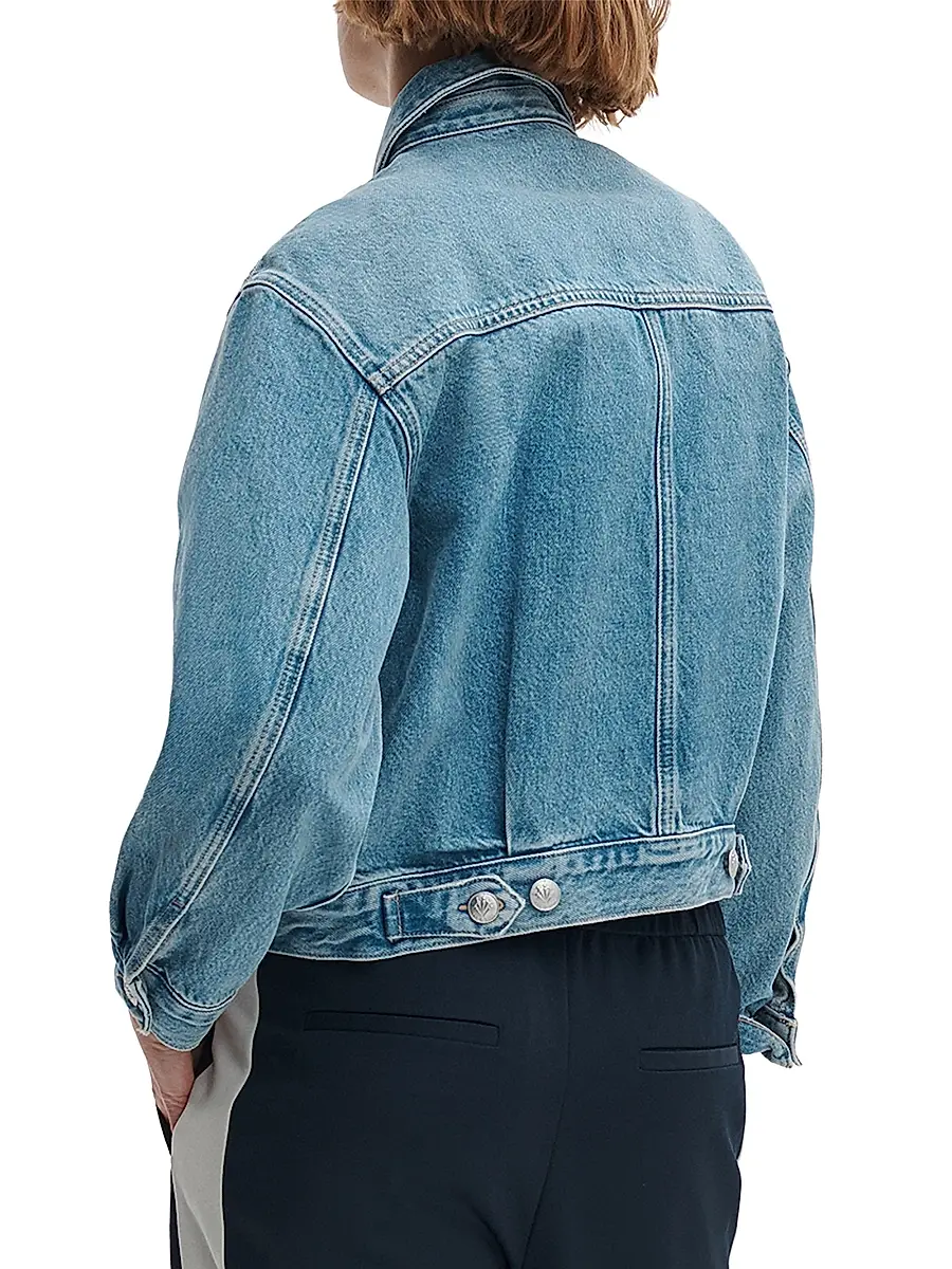 rag & bone Women's Marie Denim Trucker Jacket | Thumbnail 4 rag & bone Women's Marie Denim Trucker Jacket | Thumbnail 4