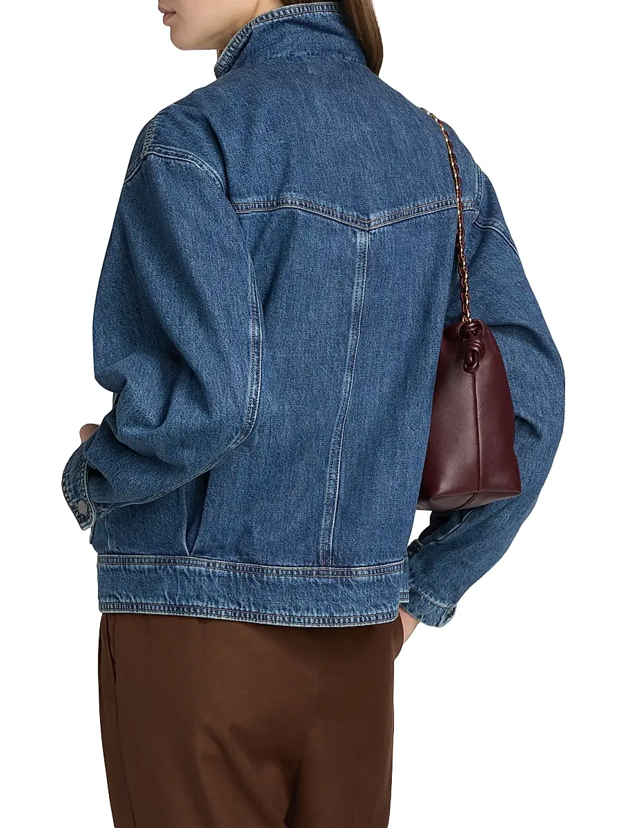 rag & bone Women's Sophia Stand Collar Denim Jacket | Thumbnail 5 rag & bone Women's Sophia Stand Collar Denim Jacket | Thumbnail 5