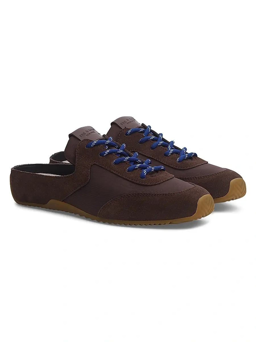 rag & bone Women's Retro Leather-Suede Runner Mule Sneakers | Thumbnail 2 rag & bone Women's Retro Leather-Suede Runner Mule Sneakers | Thumbnail 2
