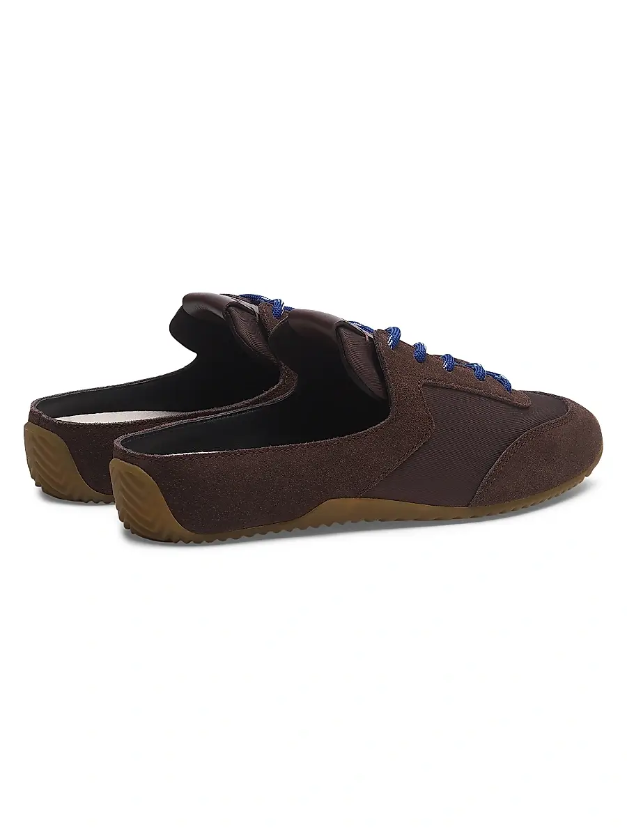 rag & bone Women's Retro Leather-Suede Runner Mule Sneakers | Thumbnail 3 rag & bone Women's Retro Leather-Suede Runner Mule Sneakers | Thumbnail 3