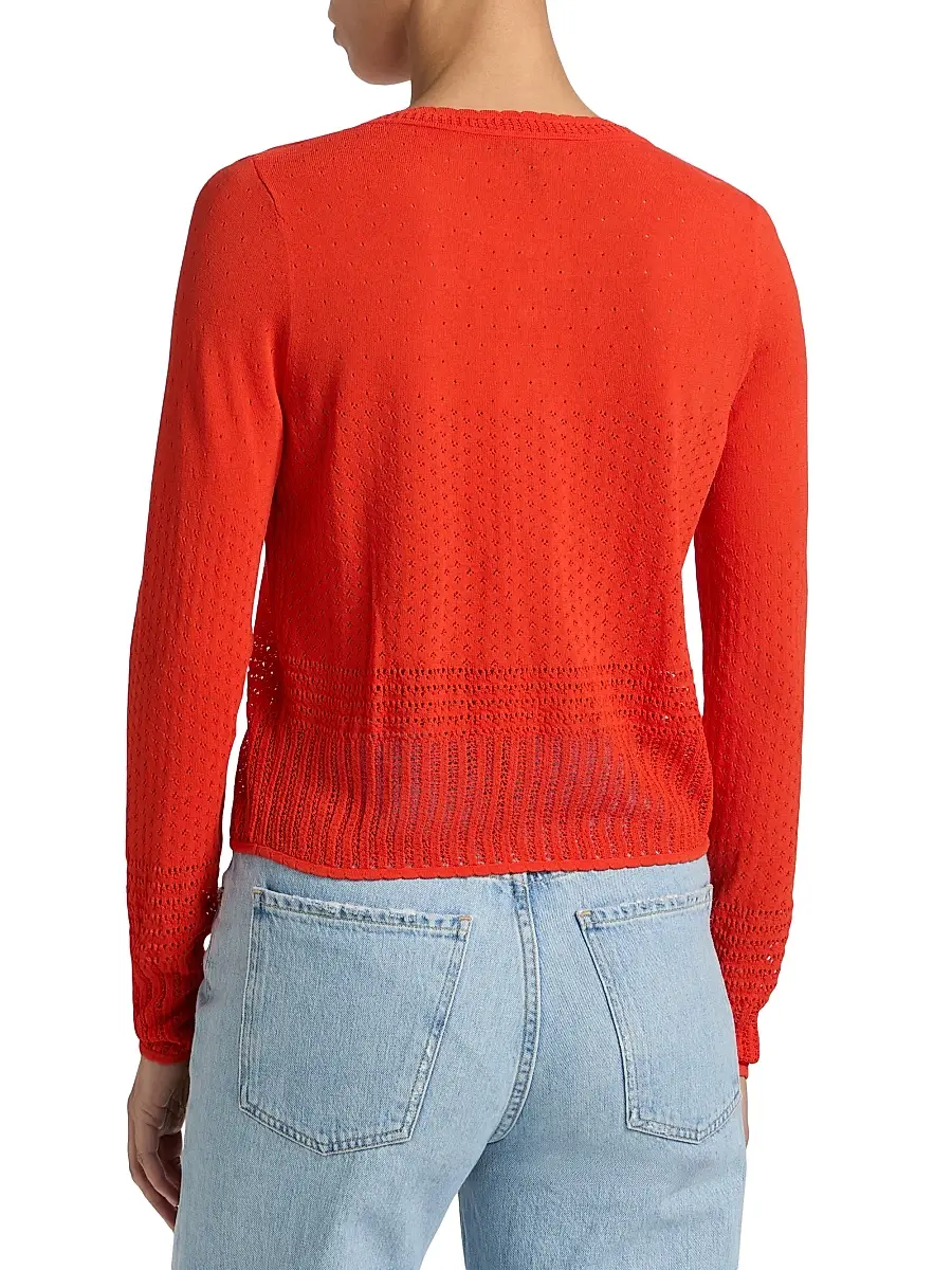 rag & bone Women's Michelle Pointelle Knit Cardigan | Thumbnail 5