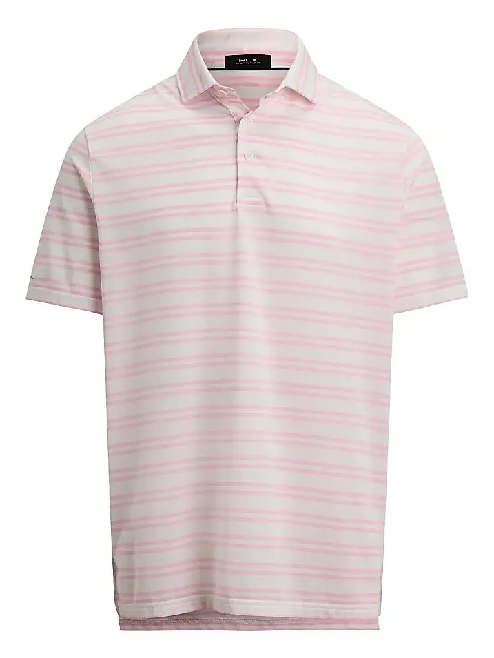 Polo Ralph Lauren Men's Tour Pique Striped Polo Shirt