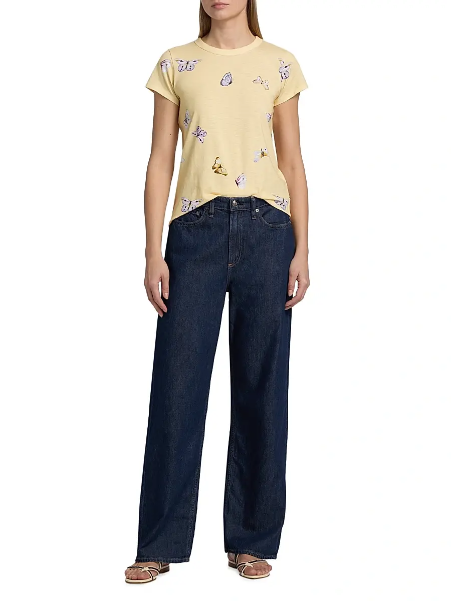 rag & bone Women's Tammy Butterfly T-Shirt | Thumbnail 2