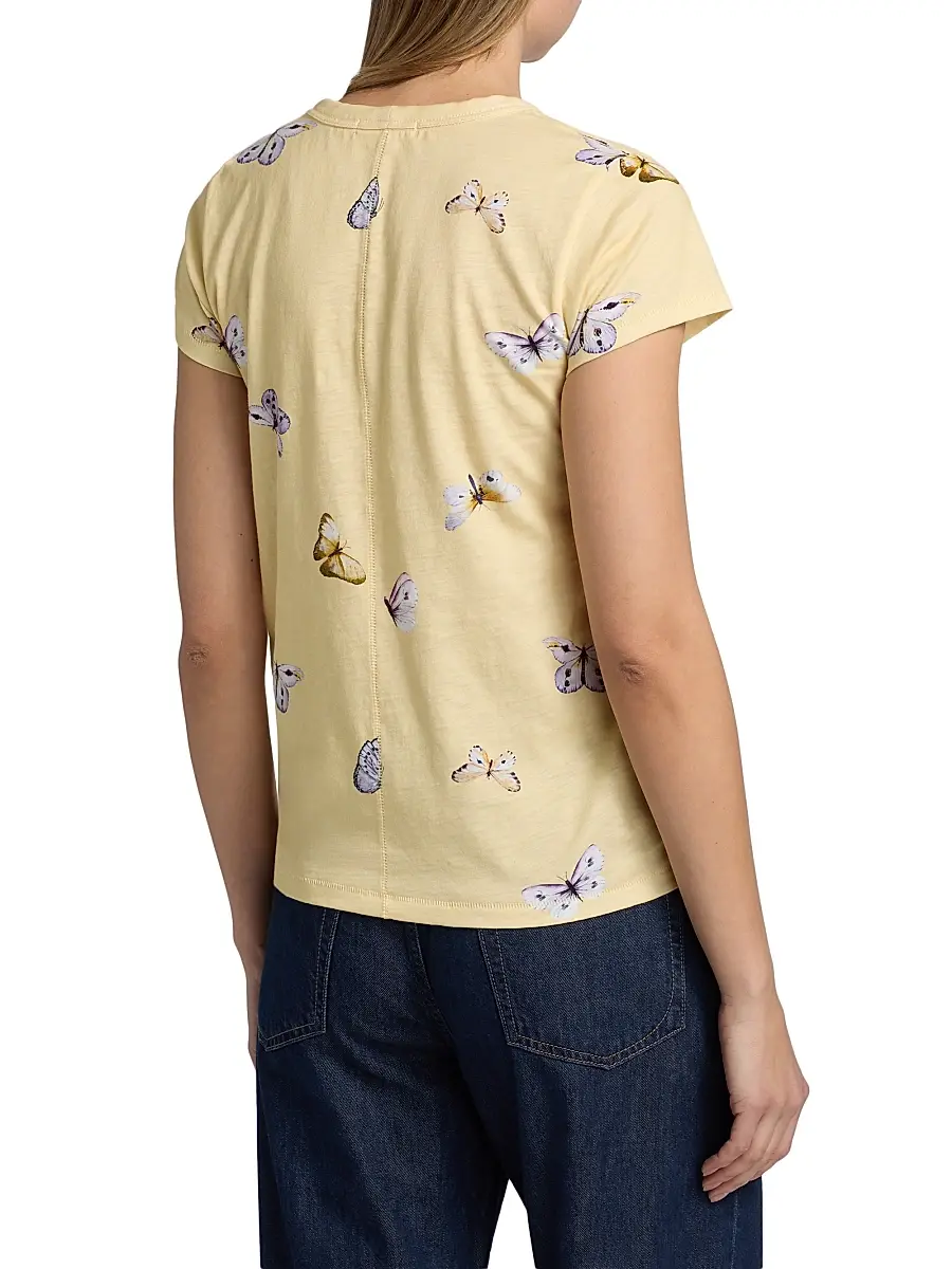 rag & bone Women's Tammy Butterfly T-Shirt | Thumbnail 5