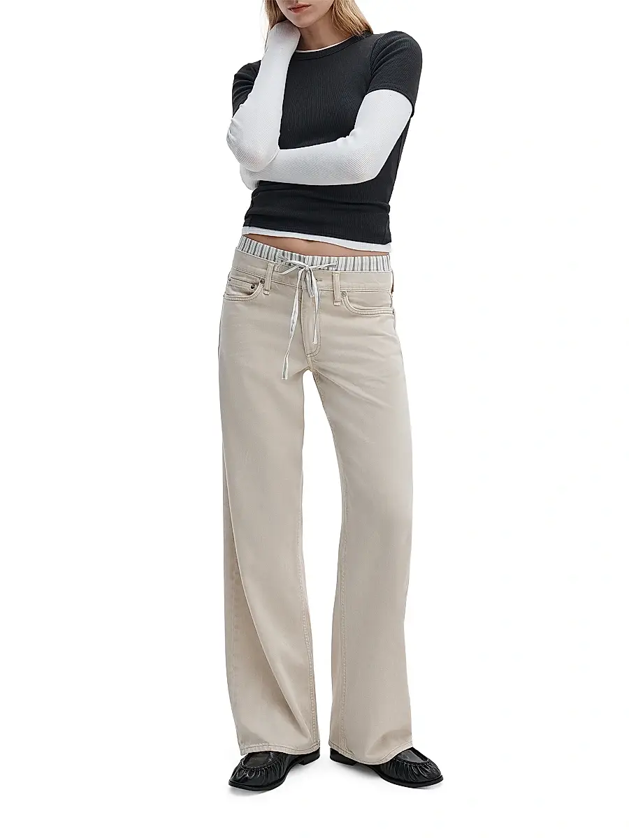 rag & bone Women's Cam Full Boxer Straight-Leg Pants | Thumbnail 2 rag & bone Women's Cam Full Boxer Straight-Leg Pants | Thumbnail 2
