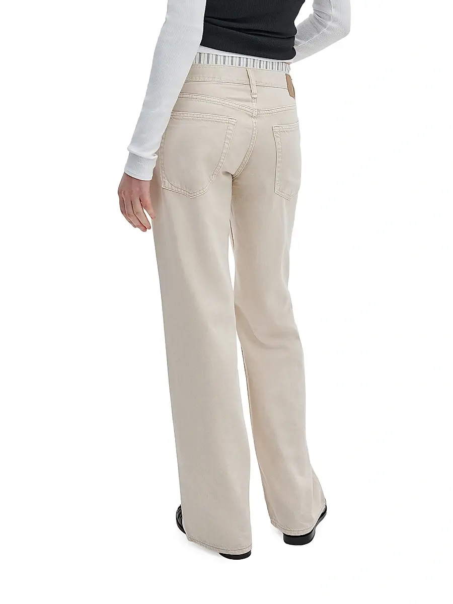 rag & bone Women's Cam Full Boxer Straight-Leg Pants | Thumbnail 4 rag & bone Women's Cam Full Boxer Straight-Leg Pants | Thumbnail 4