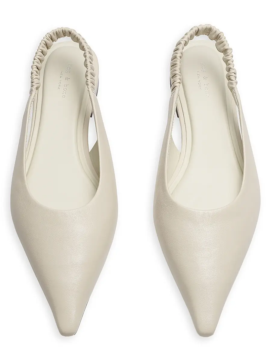 rag & bone Women's Mercer Leather Slingback Flats | Thumbnail 4 rag & bone Women's Mercer Leather Slingback Flats | Thumbnail 4