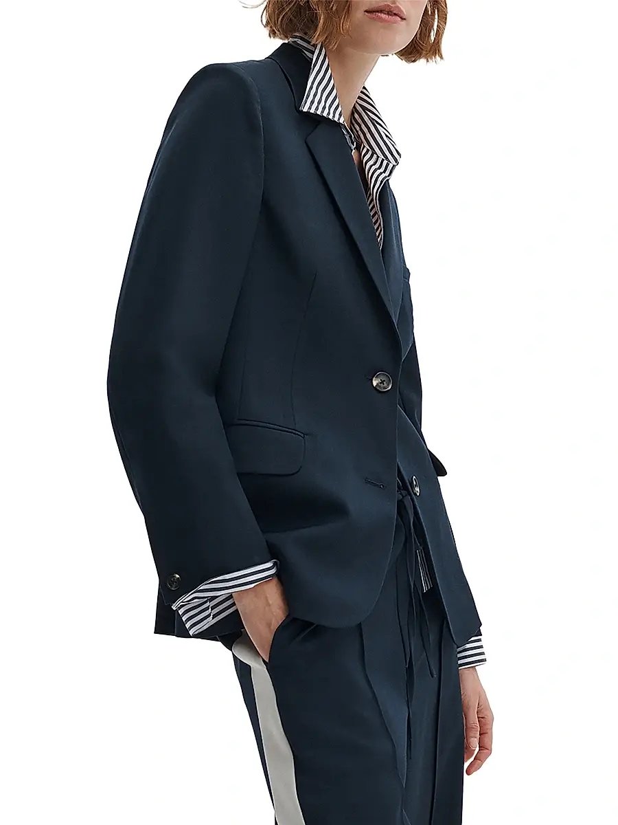 rag & bone Women's Frank Wool Poplin Blazer | Thumbnail 3 rag & bone Women's Frank Wool Poplin Blazer | Thumbnail 3
